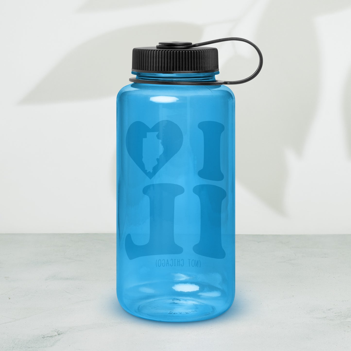 I Heart IL Wide Mouth Water Bottle