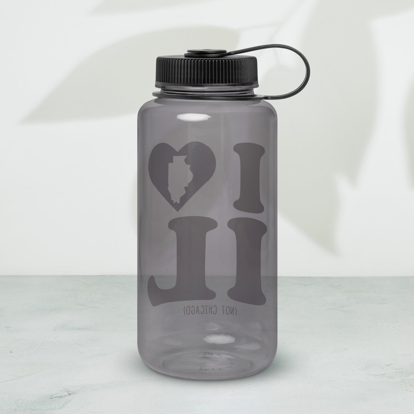 I Heart IL Wide Mouth Water Bottle