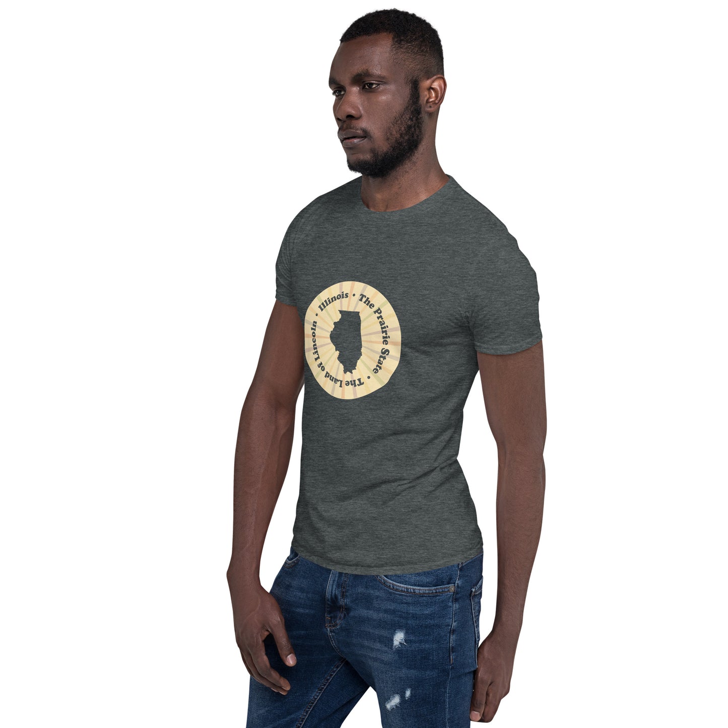 Illinois Land of Lincoln Prairie State Short-Sleeve Unisex T-Shirt